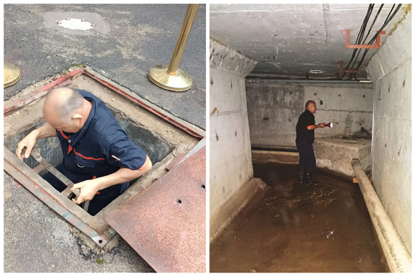 省高法管理處對地下排污系統(tǒng)進(jìn)行檢查2_副本