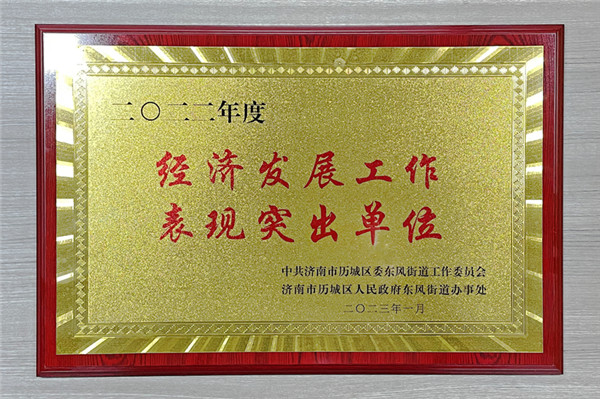 經(jīng)濟發(fā)展工作表現(xiàn)突出單位_副本